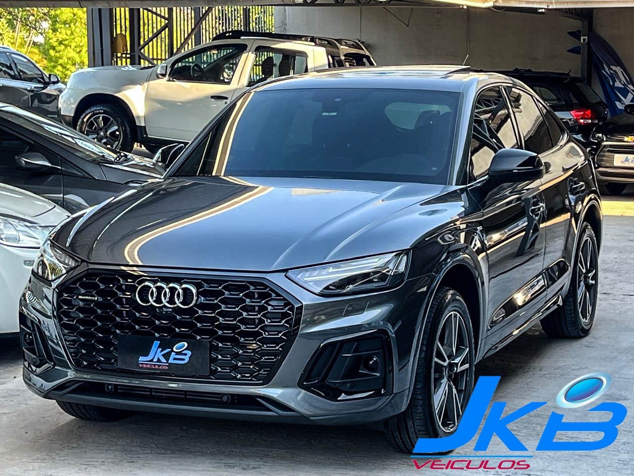 Audi Q5 SB P Black. 2.0 TFSIe S.Tr. Qt (Hib.) na cor Cinza no Novo Hamburgo / RS - 952322