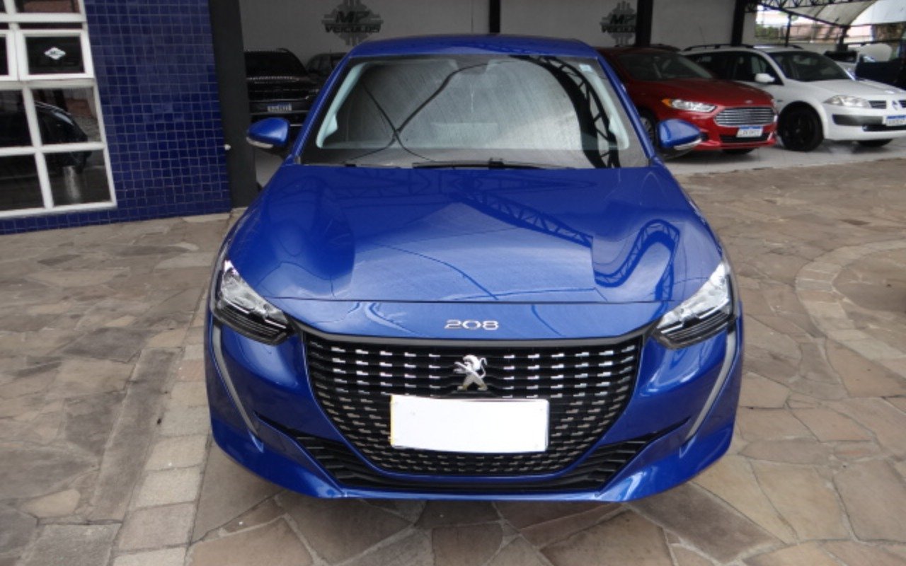 Peugeot 208 Allure 1.6 Flex 16V 5p Aut. na cor Azul em Curitiba / PR - 952781