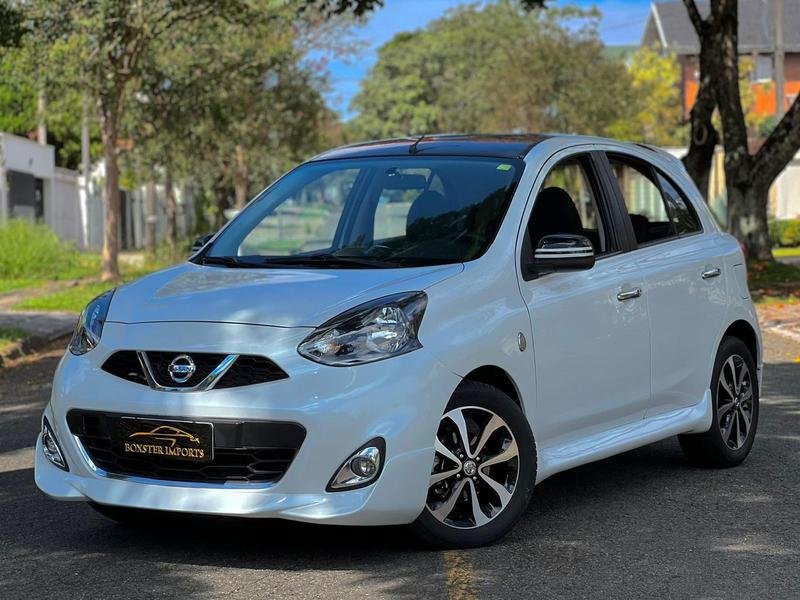 Nissan MARCH Rio2016 1.6 Flex Fuel 5p na cor Branco em Curitiba / PR - 953420