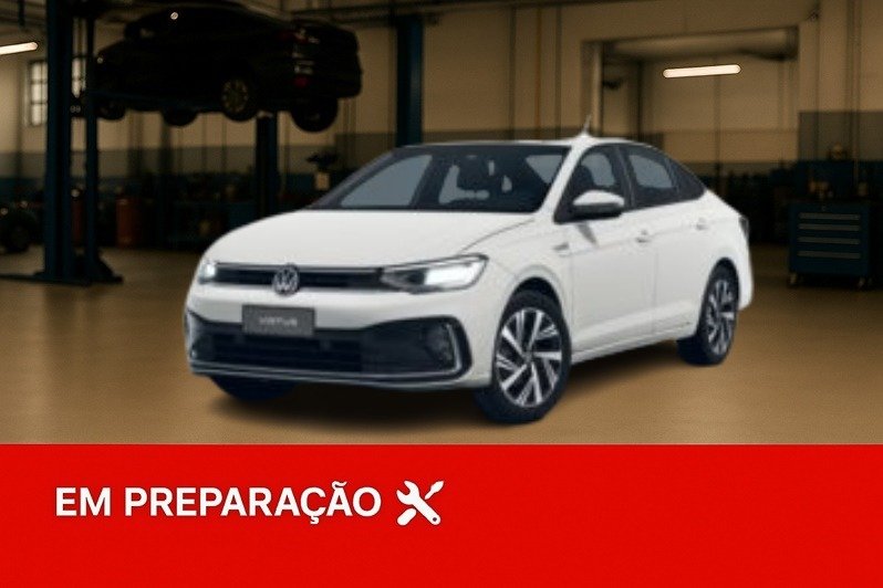 Volkswagen Virtus Highline 200 TSI 1.0 Flex 12V Aut na cor Branco em São José / SC - 953634
