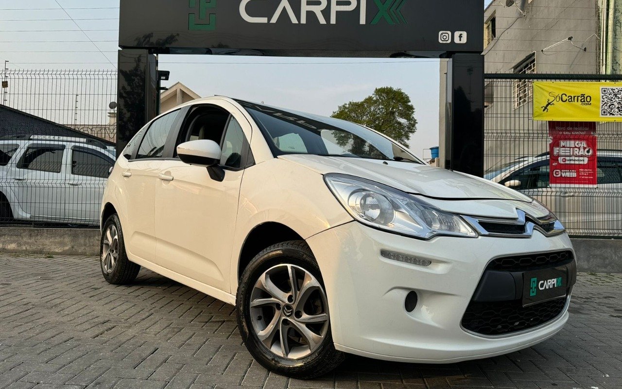 Citroën C3 Tendance 1.6 VTi Flex Start 16V Aut. na cor Branco em Curitiba / PR - 953682