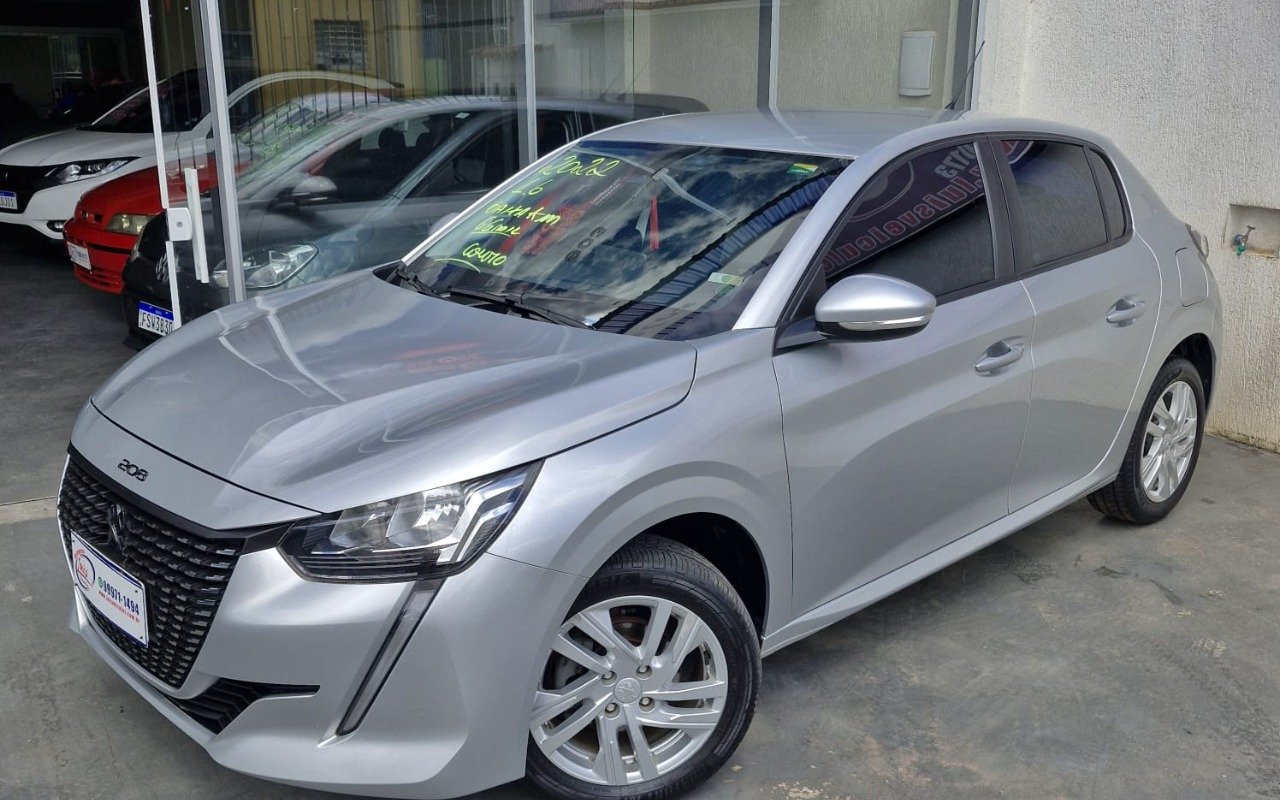 Peugeot 208 Active 1.6 Flex 16V 5p Aut. na cor Prata em Ponta Grossa / PR - 953824