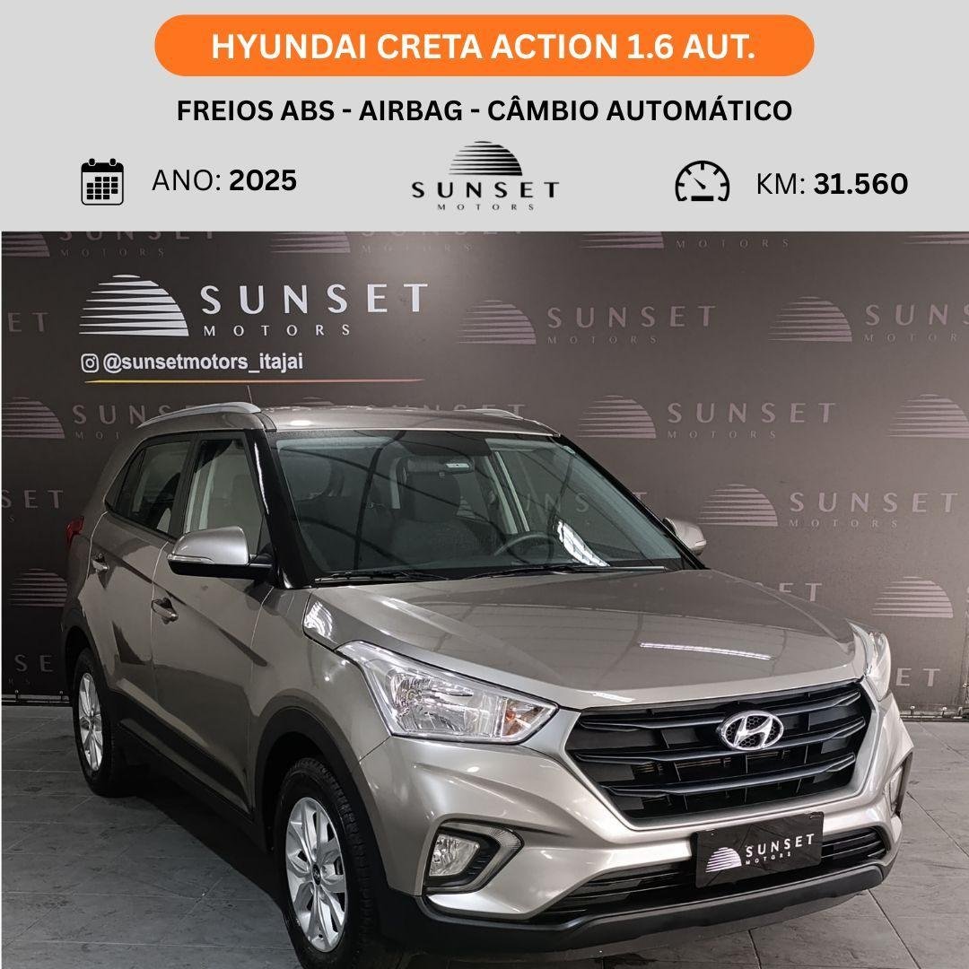 Hyundai Creta Action 1.6 16V Flex Aut. na cor Prata em Itajaí / SC - 953863