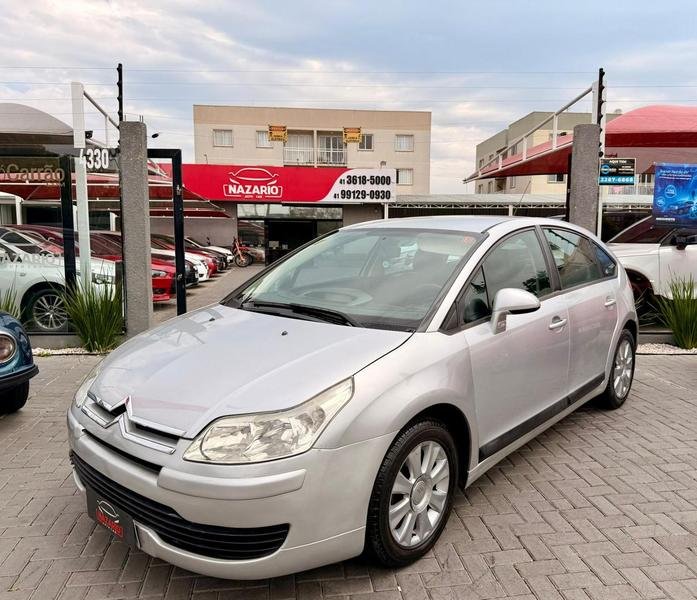 Citroën C4 GLX 1.6 Flex 16V 5p Mec. na cor Prata em Curitiba / PR - 953950