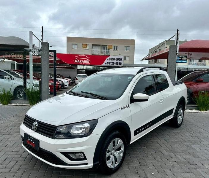 Volkswagen Saveiro Robust 1.6 Total Flex 16V CD na cor Branco em Curitiba / PR - 954013