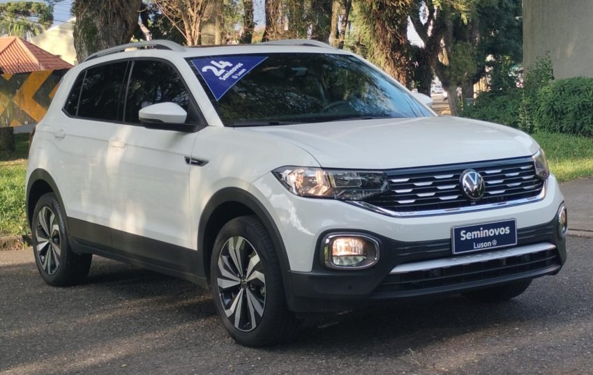 Volkswagen T-Cross Hig. 250 TSI 1.4 Flex 16V 5p Aut na cor Branco em Curitiba / PR - 954647