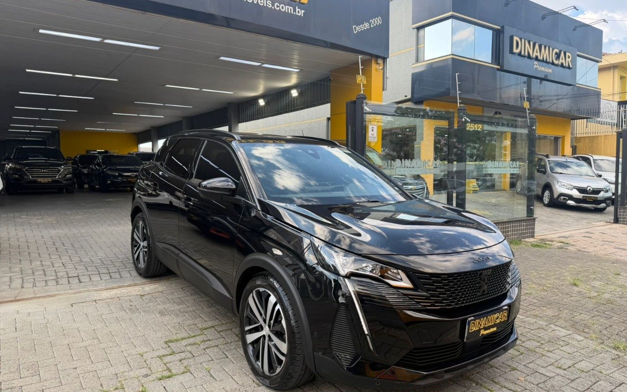 Peugeot 3008 GT Pack 1.6 Turbo 16V 5p Aut. na cor Preto em Curitiba / PR - 954686