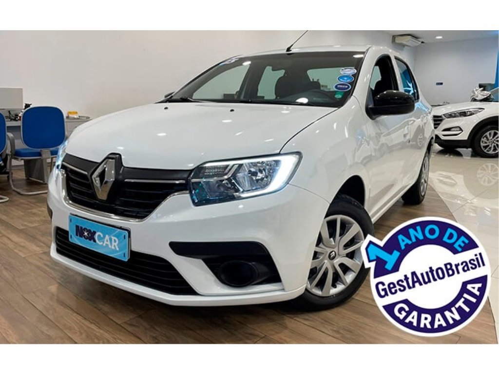 Renault Logan Zen Flex 1.0 12V 4p Mec. na cor Branco em Florianópolis / SC - 955204