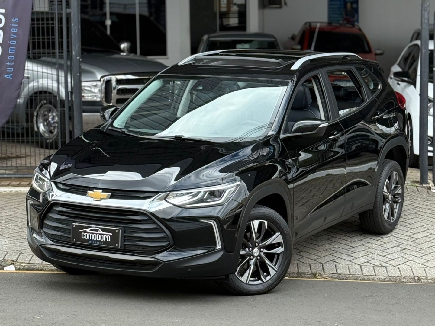 Chevrolet Tracker Premier 1.2 Turbo 12V Flex Aut. na cor Preto em Ponta Grossa / PR - 955270