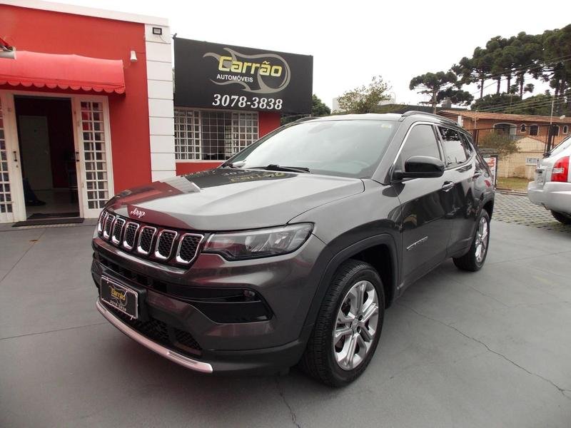 Jeep Compass LONG. T270 1.3 TB 4x2 Flex Aut. na cor Cinza em Curitiba / PR - 955616