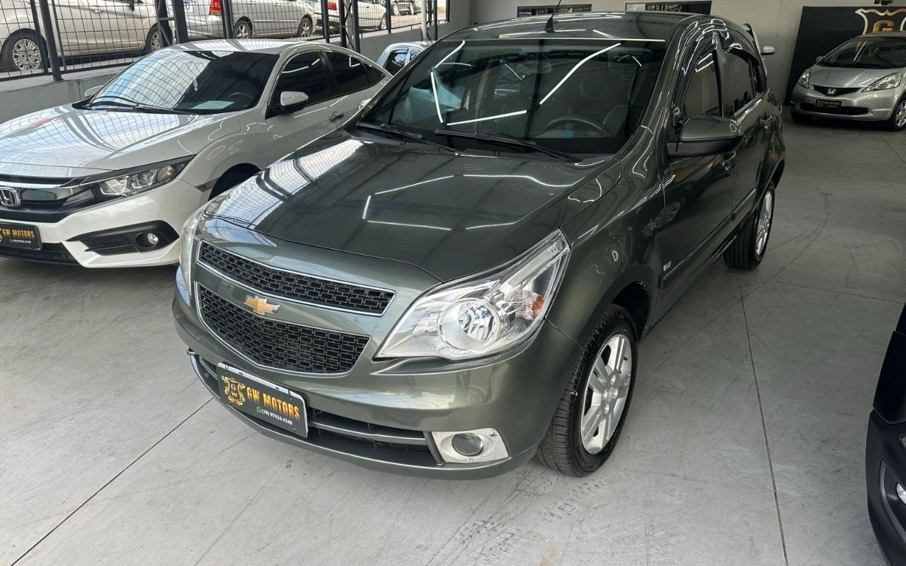 Chevrolet Agile LTZ 1.4 MPFI 8V FlexPower 5p na cor Verde em Campinas / SP - 955691