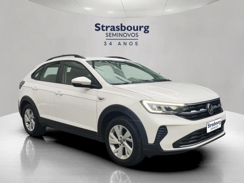 Volkswagen Nivus Comfortline 1.0 200 TSI Flex Aut. na cor Branco em Blumenau / SC - 955821