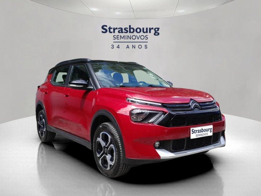 Citroën C3 Aircross Shine 1.0 Flex TB 200 Aut. na cor Vermelho em Blumenau / SC - 955967