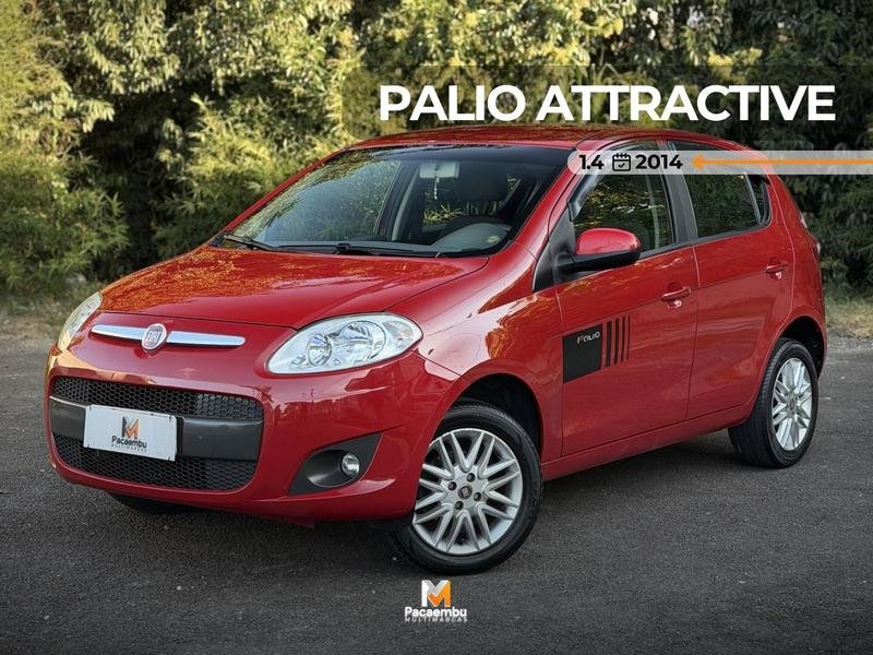 Fiat Palio ATTRA./ITÁLIA 1.4 EVO F.Flex 8V 5p na cor Vermelho em Curitiba / PR - 956308
