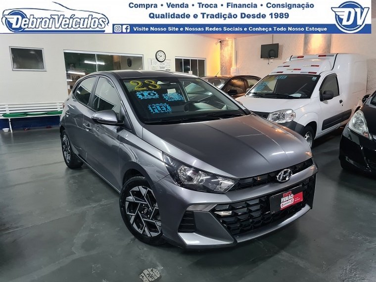 Hyundai HB20 Comfort 1.0 TB Flex 12V Aut na cor Cinza em Campinas / SP - 956314