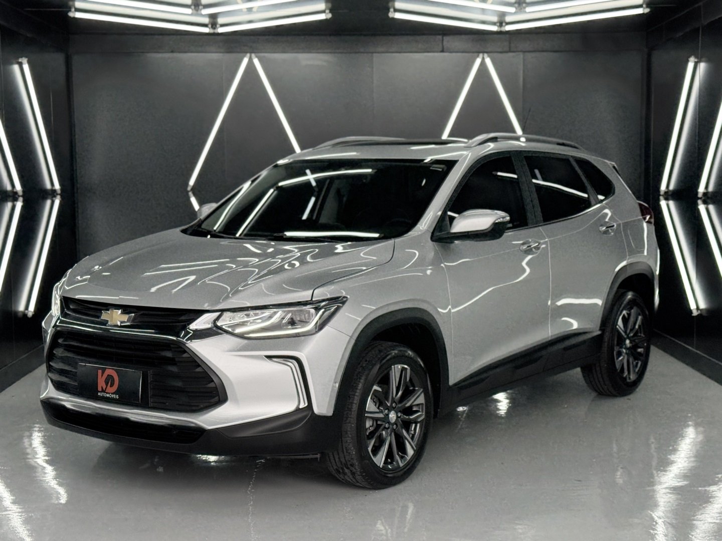 Chevrolet Tracker Premier 1.2 Turbo 12V Flex Aut. na cor Prata em Palhoça / SC - 956488