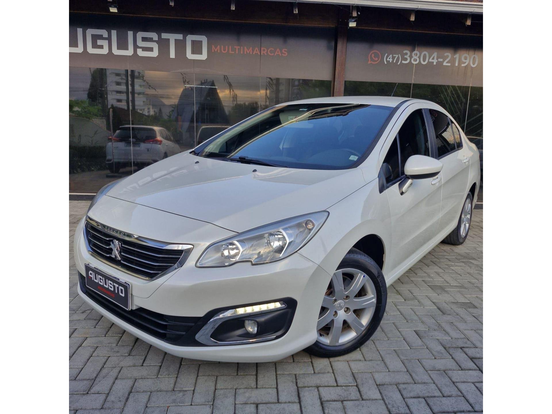 Peugeot 408 Sedan Allure 2.0 Flex 16V 4p Mec. na cor Branco em Joinville / SC - 956523