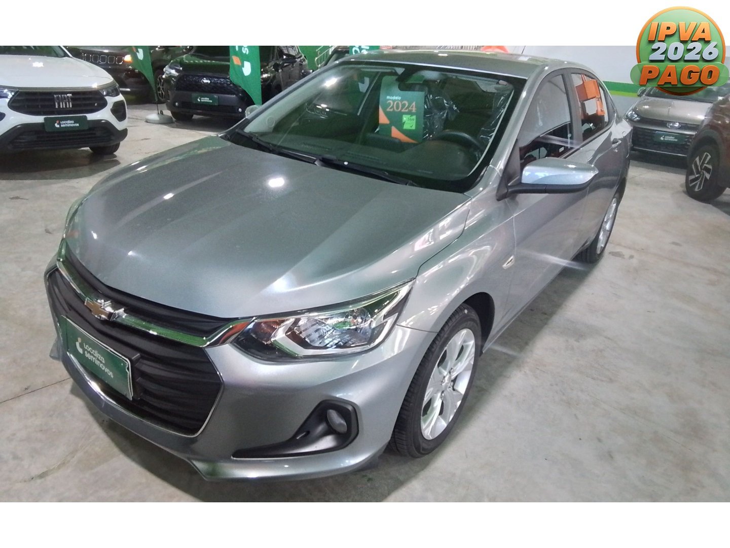 Chevrolet Onix HATCH LTZ 1.0 12V TB Flex 5p Aut. na cor Prata em Maringá / PR - 956560