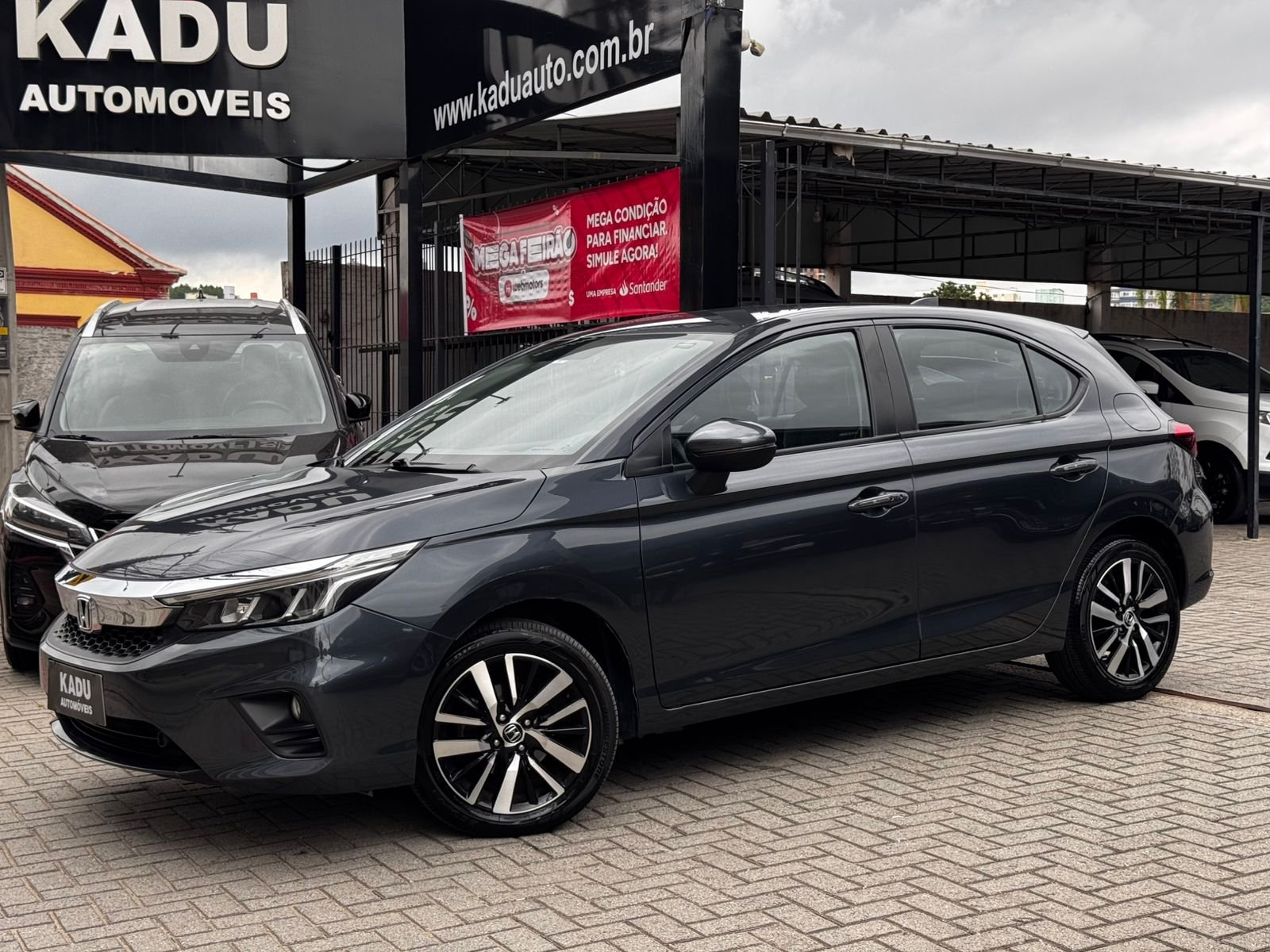 Honda City Sedan EX 1.5 Flex 16V 4p Aut. na cor Cinza em São José / SC - 956965