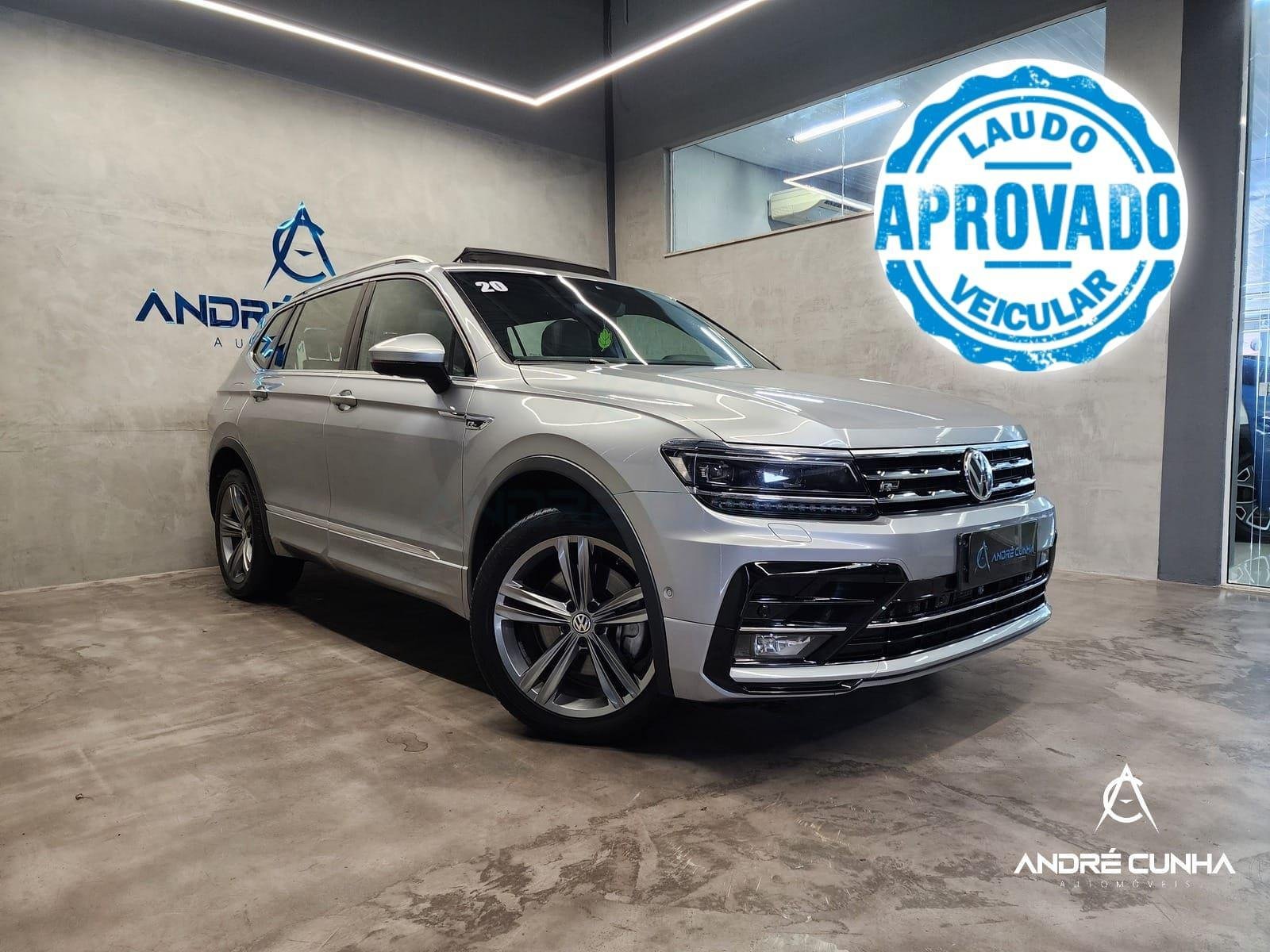 Volkswagen Tiguan Allspac R-Line 350 TSI 2.0 4x4 na cor Prata em Palhoça / SC - 956970