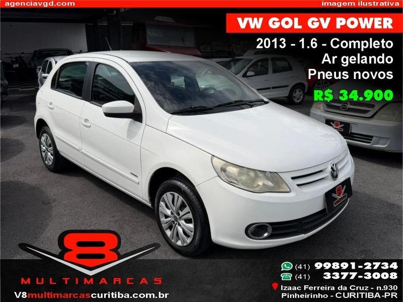 Volkswagen Gol 1.6 MSI Flex 8V 5p na cor Branco em Curitiba / PR - 957046