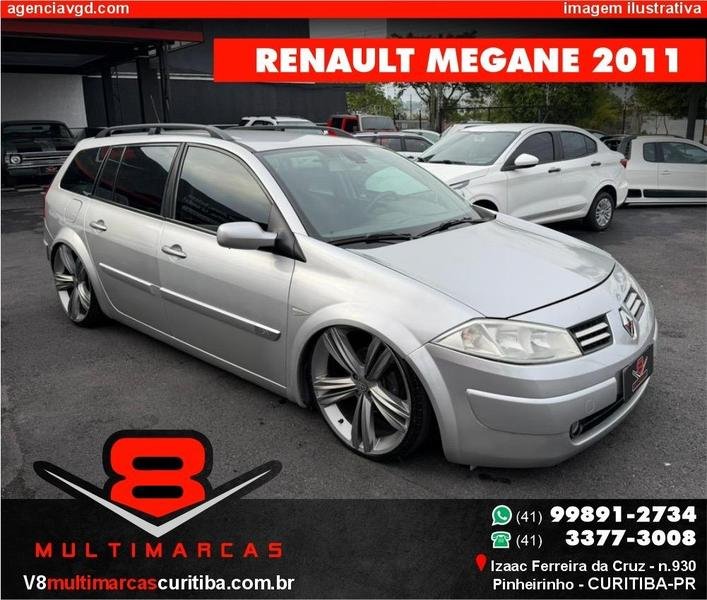 Renault Megane Grand Tour Dynam. Hi-Flex 1.6 16V na cor Prata em Curitiba / PR - 957066