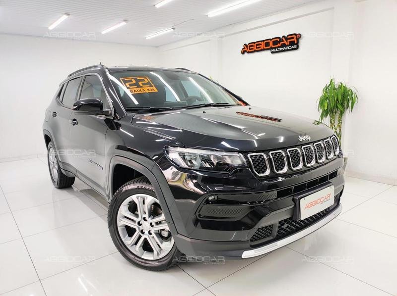 Jeep Compass LONG. T270 1.3 TB 4x2 Flex Aut. na cor Preto em Campo Largo / PR - 957148