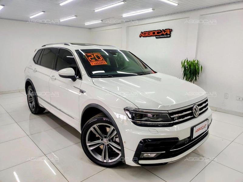 Volkswagen Tiguan Allspac R-Line 350 TSI 2.0 4x4 na cor Branco em Campo Largo / PR - 957164