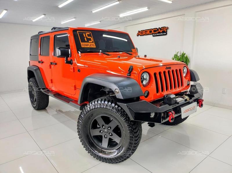 Jeep Wrangler Sport 3.6 V6 284cv 2p na cor Laranja em Campo Largo / PR - 957179
