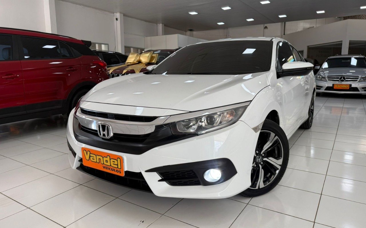 Honda Civic Sedan EXL 2.0 Flex 16V Aut.4p na cor Branco no Sapucaia do Sul / RS - 957987