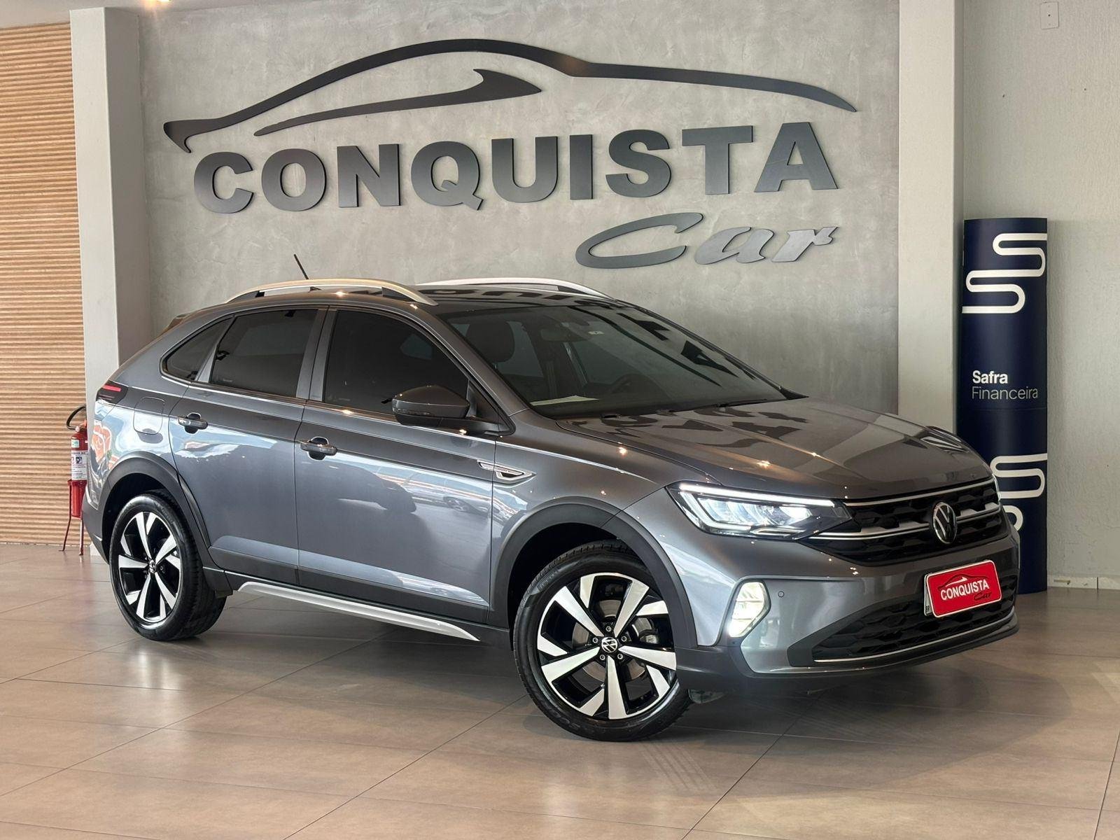 Volkswagen Nivus Highline 1.0 200 TSI Flex Aut. na cor Cinza em Jaraguá do Sul / SC - 958134