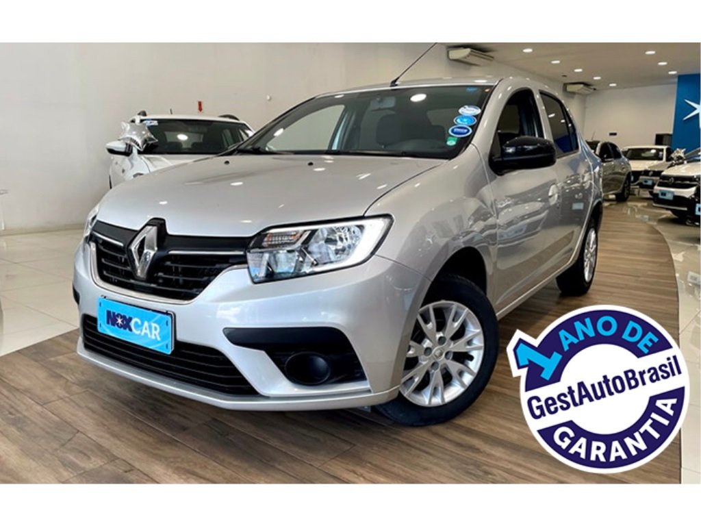 Renault Logan Zen Flex 1.0 12V 4p Mec. na cor Prata em Florianópolis / SC - 958256