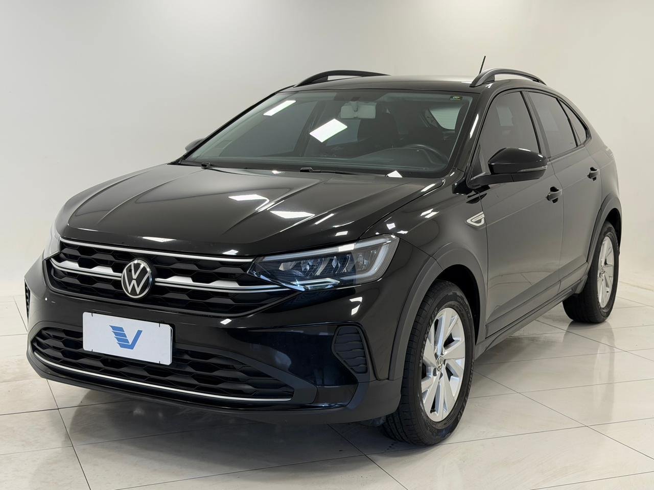 Volkswagen Nivus Comfortline 1.0 200 TSI Flex Aut. na cor Preto em Joinville / SC - 958337