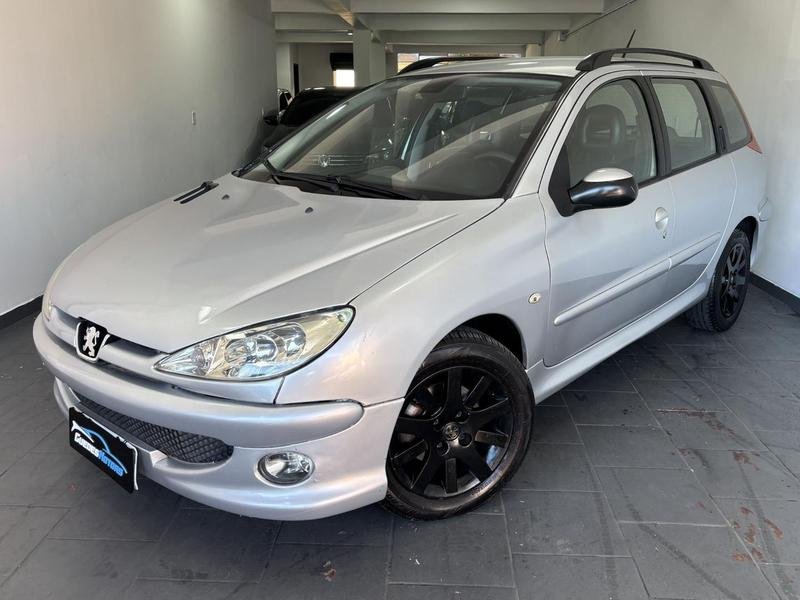 Peugeot 206 SW Feline 1.6/ 1.6 Flex 16V 5p na cor Prata em Curitiba / PR - 958349