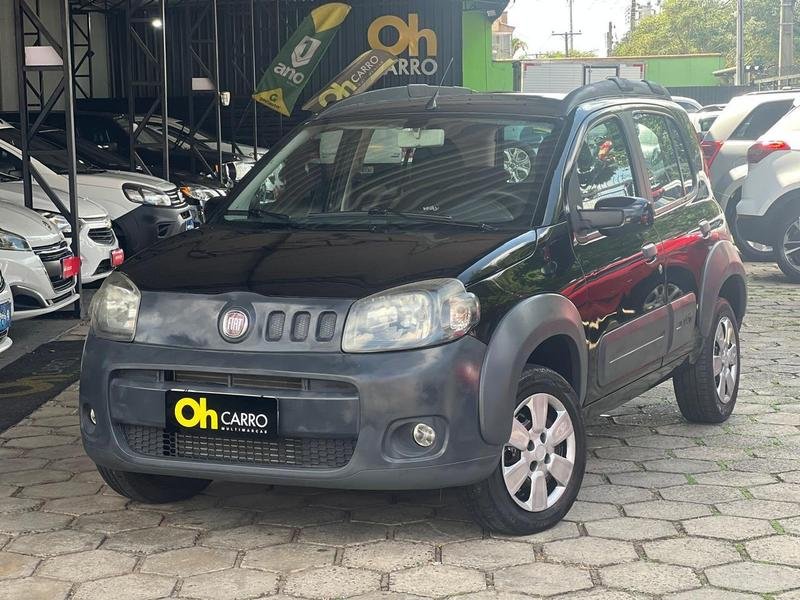 Fiat Uno WAY 1.0 EVO Fire Flex 8V 2p na cor Preto em Curitiba / PR - 958800