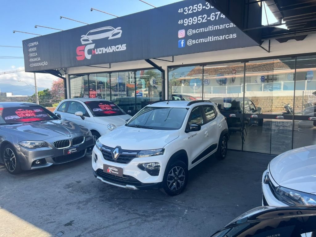 Renault Kwid OUTSIDER 1.0 Flex 12V 5p Mec. na cor Branco em Florianópolis / SC - 959055