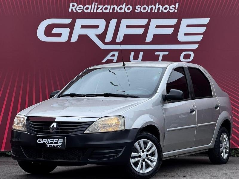 Renault Logan Authentique Flex 1.0 12V 4p na cor Prata em Curitiba / PR - 959296
