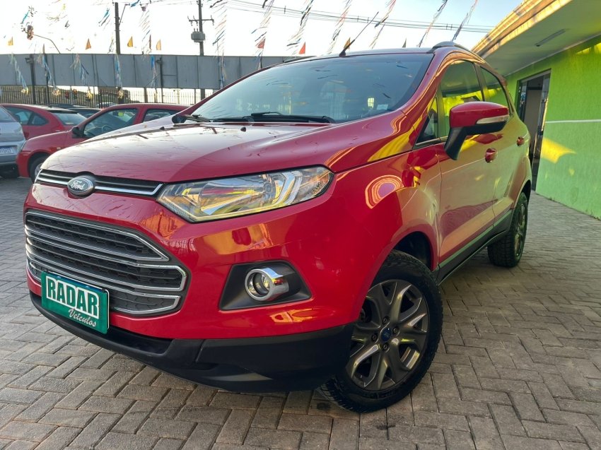 Ford EcoSport TITANIUM 1.6 16V Flex 5p na cor Vermelho em Curitiba / PR - 959654