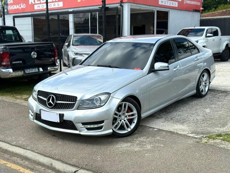 Mercedes-Benz C-180 1.6 Turbo 16V/Flex 16V Aut. na cor Prata em Curitiba / PR - 959667