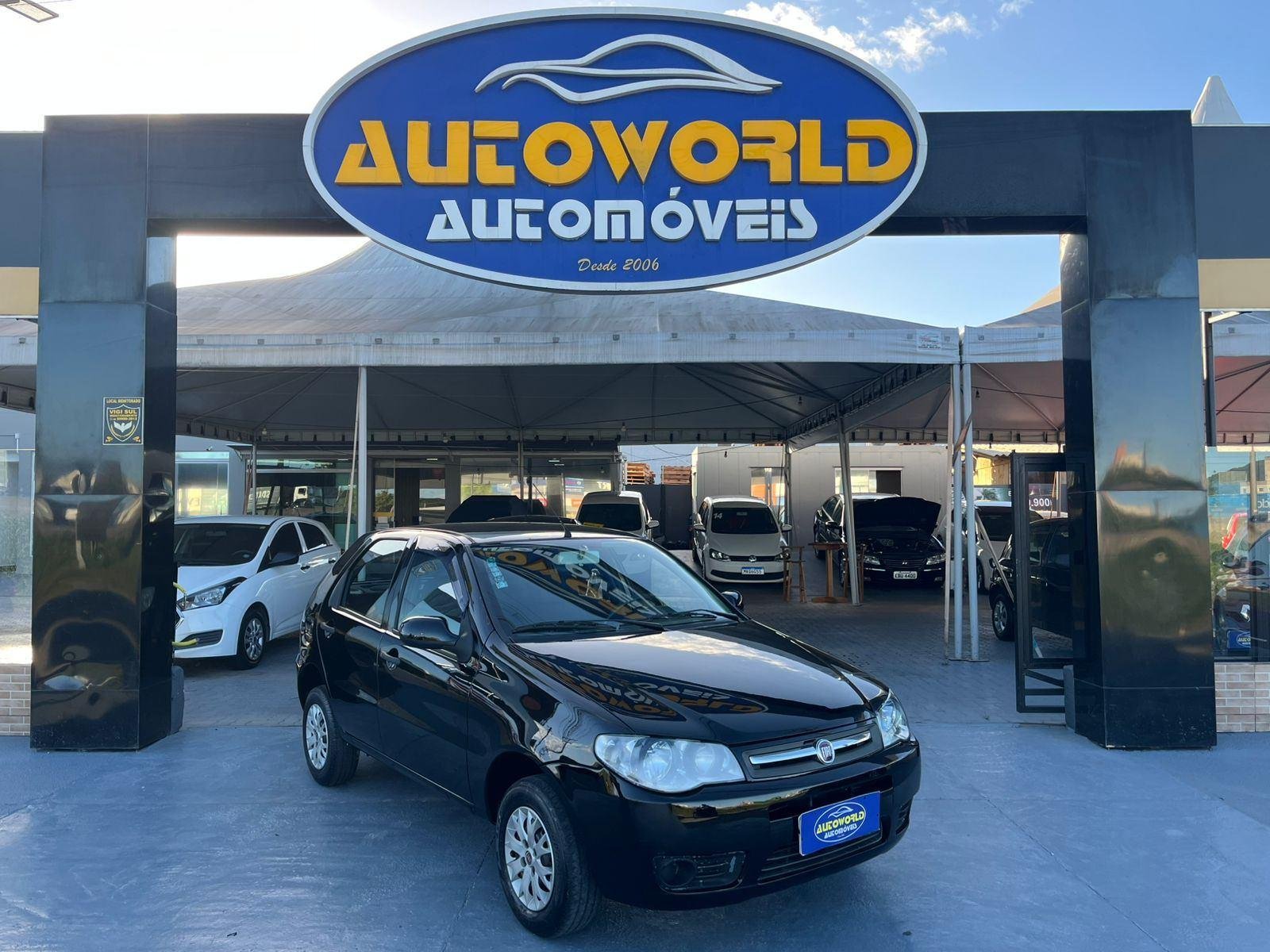 Fiat Palio 1.0 ECONOMY Fire Flex 8V 2p na cor Preto em Palhoça / SC - 959716