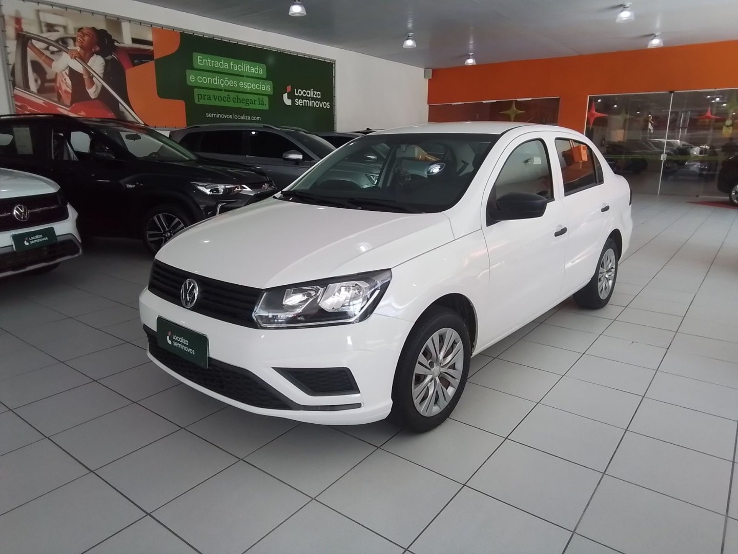 Volkswagen Voyage 1.0 Flex 12V 4p na cor Branco em Joinville / SC - 960137