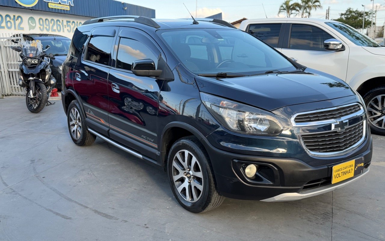 Chevrolet Spin ACTIV 1.8 8V Econo. Flex 5p Aut. na cor Azul em Joinville / SC - 961149