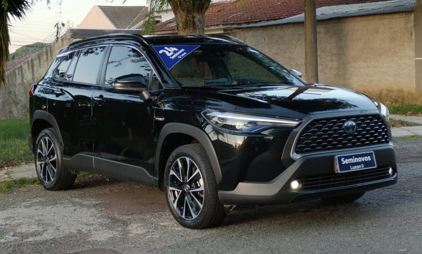 Toyota Corolla Cross XRX 1.8 16V Aut. (Híbrido) na cor Preto em Curitiba / PR - 961281