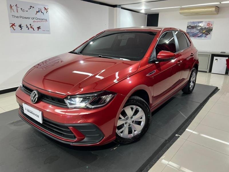 Volkswagen Polo Sense TSI 1.0 Flex 12V Aut na cor Vermelho em São José dos Pinhais / PR - 961478