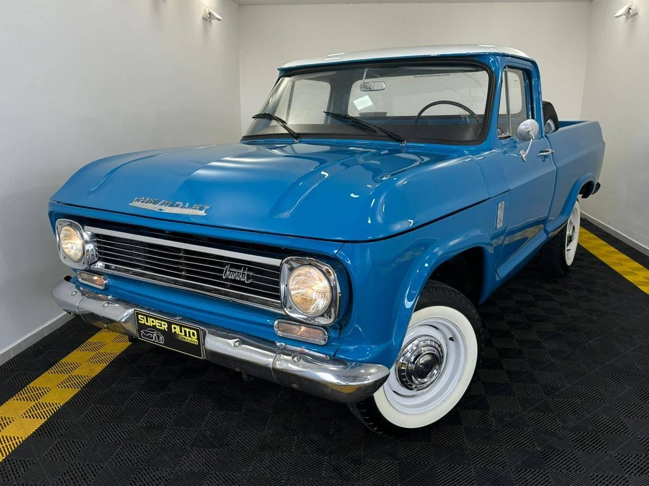 Chevrolet C-10 CD 2.5/ 4.1 na cor Azul em Blumenau / SC - 962073