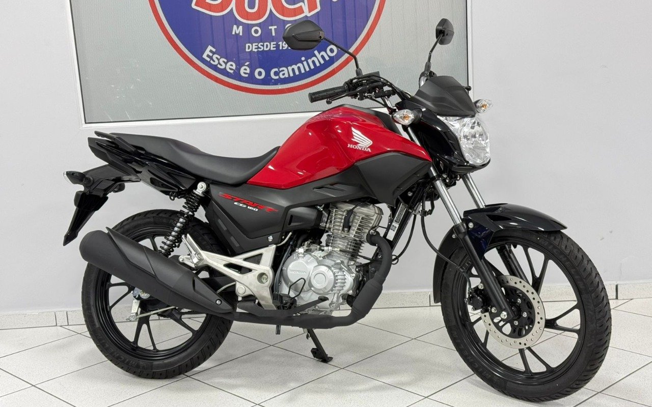 Honda CG 160 START  na cor Vermelho em Araucária / PR - 962670