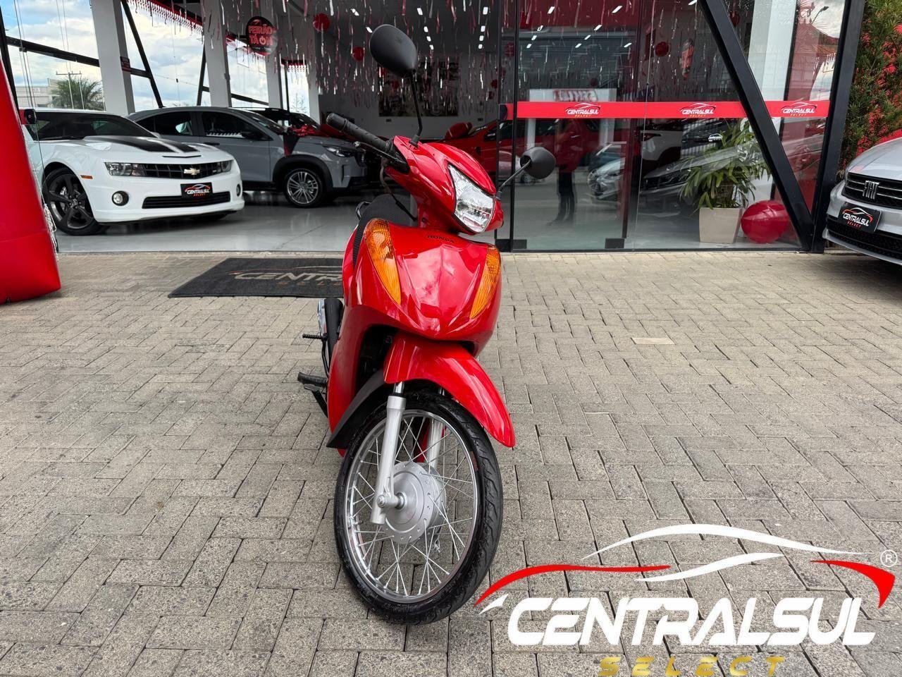Honda C 100 BIZ/ 100 BIZ KS  na cor Vermelho em São Mateus do Sul / PR - 962822