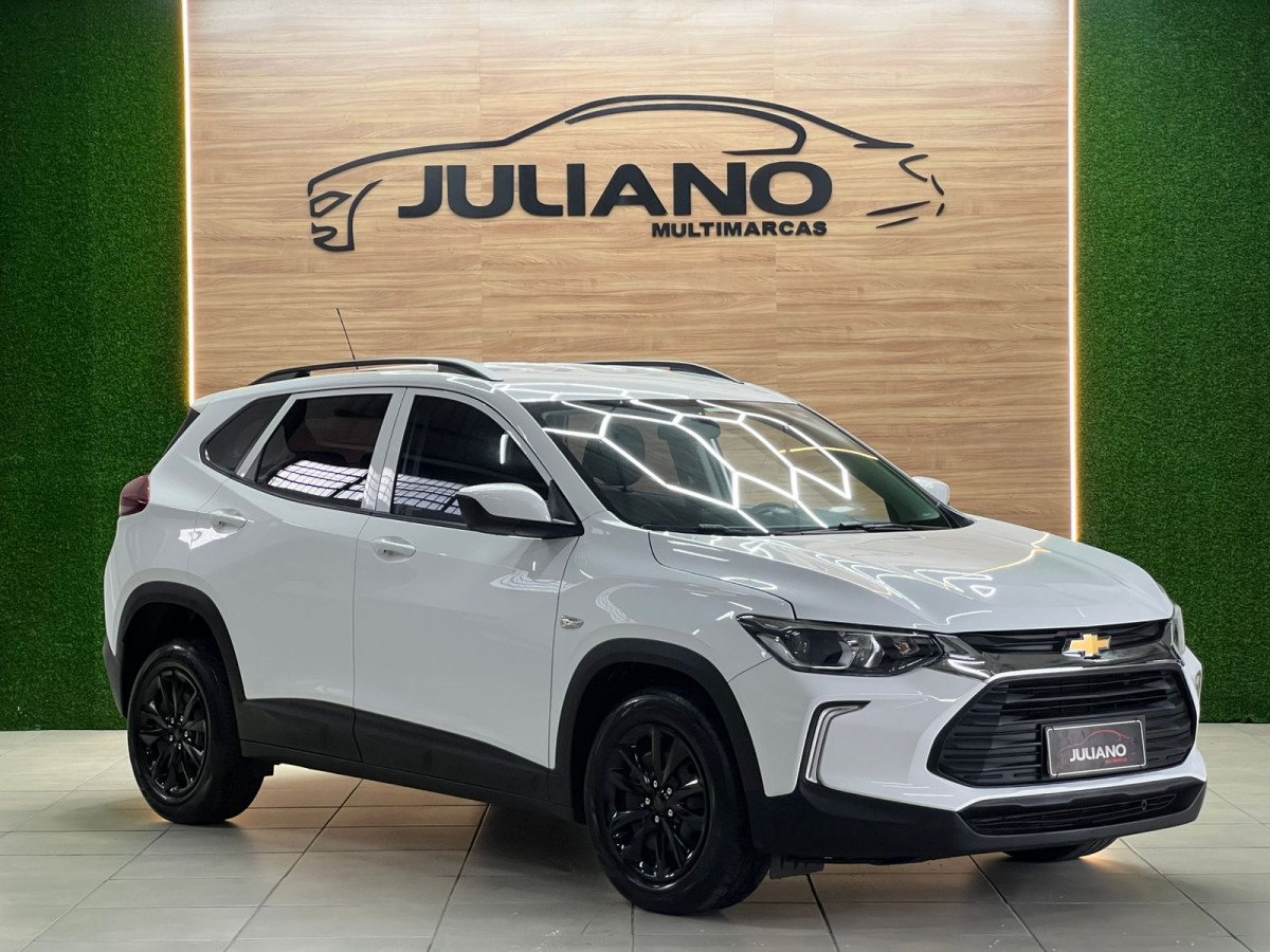 Chevrolet Tracker 1.0 Turbo 12V Flex Aut. na cor Branco no Novo Hamburgo / RS - 962885