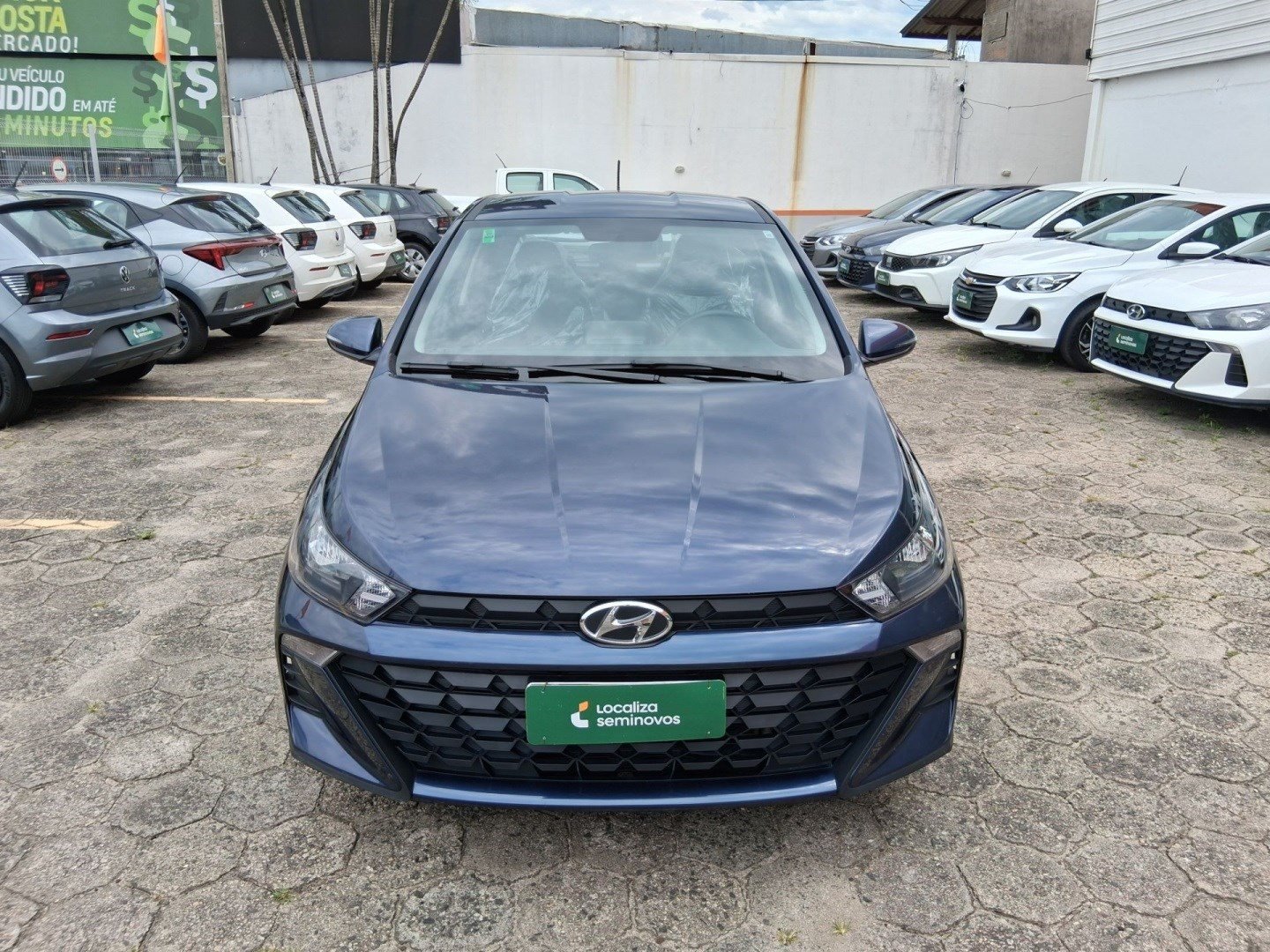 Hyundai HB20 Limited 1.0 Flex 12V Mec. na cor Azul em Criciúma / SC - 963819