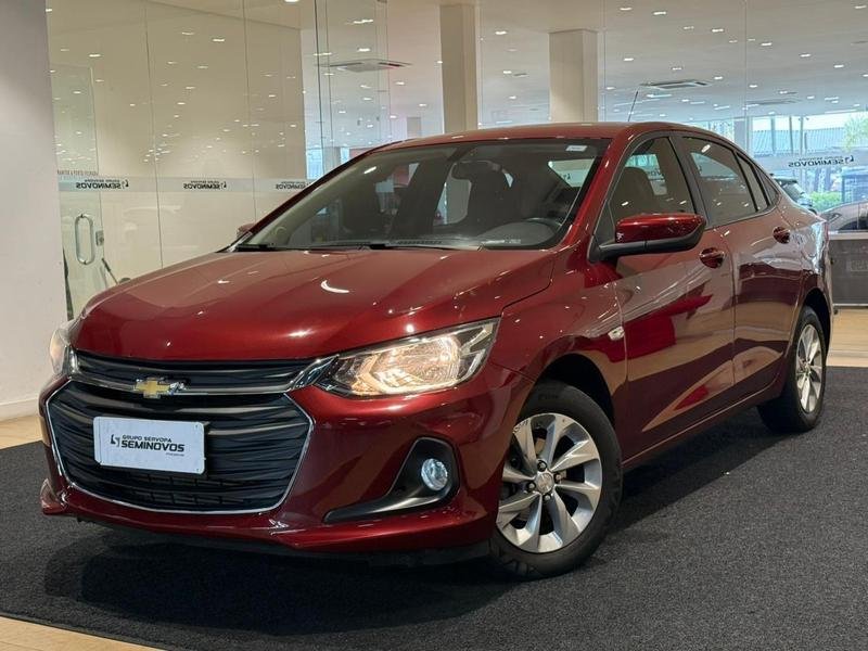 Chevrolet Onix SEDAN Plus LTZ 1.0 12V TB Flex Aut. na cor Vermelho em Curitiba / PR - 964060